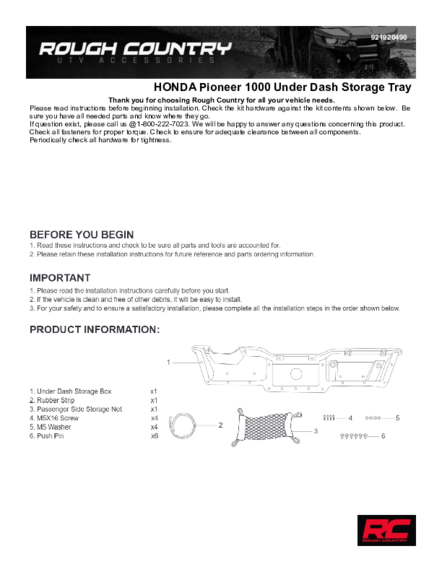 Installation Manual